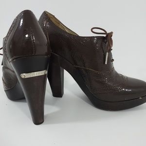Michael Kors vintage style brown heels